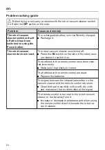 Preview for 54 page of Miele HS17 Operating Instructions Manual