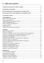 Preview for 60 page of Miele HS17 Operating Instructions Manual