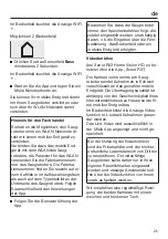 Предварительный просмотр 25 страницы Miele HS18 Operating Instructions Manual