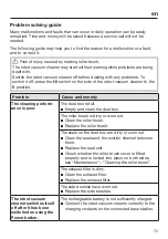 Preview for 75 page of Miele HS18 Operating Instructions Manual