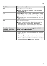 Preview for 79 page of Miele HS18 Operating Instructions Manual