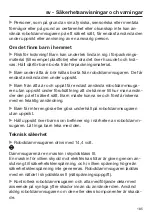 Предварительный просмотр 185 страницы Miele HS18 Operating Instructions Manual
