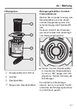 Предварительный просмотр 37 страницы Miele HS19 Operating Instructions Manual