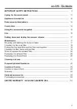 Preview for 3 page of Miele HS20 Operating Instructions Manual