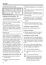 Preview for 16 page of Miele HS20 Operating Instructions Manual