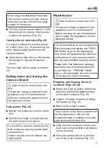 Preview for 17 page of Miele HS20 Operating Instructions Manual