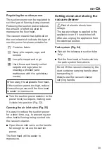 Preview for 39 page of Miele HS20 Operating Instructions Manual