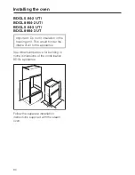 Preview for 80 page of Miele Imperial B 5.64-2 UT Operating And Installation Manual