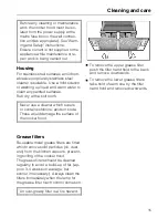 Предварительный просмотр 15 страницы Miele Imperial DA 846-1 Operating And Installation Manual