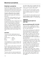 Предварительный просмотр 18 страницы Miele Imperial DIA 1070-2 Operating And Installation Manual