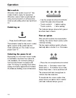 Preview for 10 page of Miele Imperial DWA 950-2 EX Operating And Installation Instruction