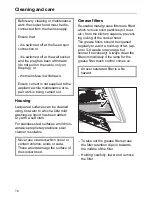 Предварительный просмотр 16 страницы Miele Imperial DWW 1250 Operating And Installation Manual