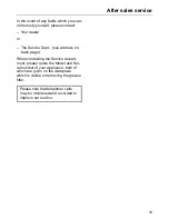 Предварительный просмотр 19 страницы Miele Imperial DWW 1250 Operating And Installation Manual