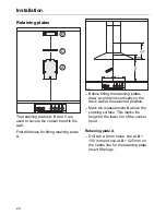 Предварительный просмотр 22 страницы Miele Imperial DWW 1250 Operating And Installation Manual