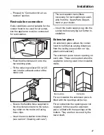 Предварительный просмотр 27 страницы Miele Imperial DWW 1250 Operating And Installation Manual