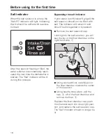 Preview for 18 page of Miele Incognito G 643 SCVi Operating Instructions Manual