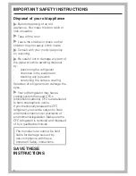 Preview for 6 page of Miele Independence F1801Vi Operating And Installation Manual