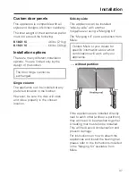 Preview for 37 page of Miele Independence F1801Vi Operating And Installation Manual