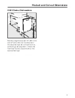 Preview for 9 page of Miele Integrated slimline dishwasher Installation Instructions Manual