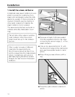 Preview for 10 page of Miele Integrated slimline dishwasher Installation Instructions Manual