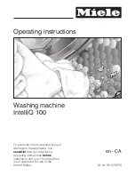 Preview for 1 page of Miele IntelliQ 100 Operating Instructions Manual