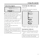 Preview for 21 page of Miele IntelliQ 100 Operating Instructions Manual