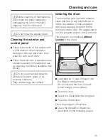 Preview for 25 page of Miele IntelliQ 100 Operating Instructions Manual