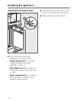 Preview for 32 page of Miele K 121 Ui Operating And Installation Manual