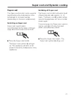 Preview for 21 page of Miele K 12421 SD-1 Operating And Installation Instructions