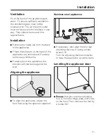 Предварительный просмотр 41 страницы Miele K 14820 SD cs Operating And Installation Manual