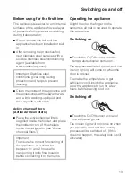 Preview for 13 page of Miele K 14820 SD ed Operating And Installation Manual