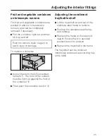 Предварительный просмотр 25 страницы Miele K 14820 SD ed Operating And Installation Manual