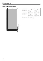 Preview for 46 page of Miele K 18 3 Vi Series Operating And Installation Instructions