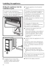 Предварительный просмотр 54 страницы Miele K 18 3 Vi Series Operating And Installation Instructions