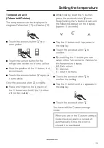 Предварительный просмотр 15 страницы Miele K 1803 SF Operating And Installation Instructions