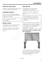 Предварительный просмотр 41 страницы Miele K 1803 SF Operating And Installation Instructions