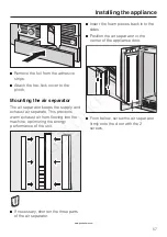 Предварительный просмотр 57 страницы Miele K 1803 SF Operating And Installation Instructions