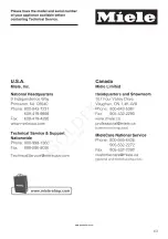 Предварительный просмотр 63 страницы Miele K 1803 SF Operating And Installation Instructions