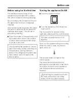 Preview for 9 page of Miele K 1811 SF Operating And Installation Manual