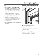 Preview for 49 page of Miele K 1811 SF Operating And Installation Manual