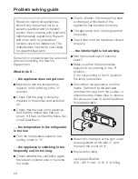 Предварительный просмотр 20 страницы Miele K 2202 S-1 Operating And Installation Instructions