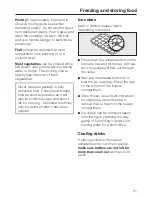 Preview for 21 page of Miele K 2204 S-1 Operating And Installation Instructions