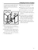 Предварительный просмотр 25 страницы Miele K 2214 S Operating And Installation Manual