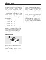 Предварительный просмотр 26 страницы Miele K 2214 S Operating And Installation Manual