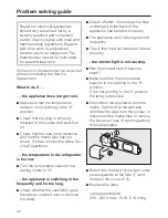 Preview for 20 page of Miele K 2319 S Operating And Installation Instructions