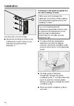 Preview for 30 page of Miele K 2601 V Operating And Installation Instructions