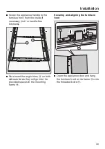 Предварительный просмотр 39 страницы Miele K 2601 V Operating And Installation Instructions