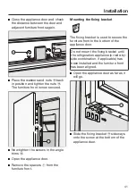 Предварительный просмотр 41 страницы Miele K 2601 V Operating And Installation Instructions