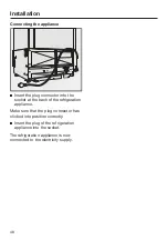 Предварительный просмотр 48 страницы Miele K 2601 V Operating And Installation Instructions