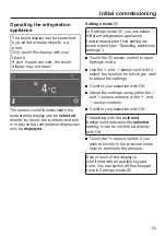 Предварительный просмотр 59 страницы Miele K 2601 V Operating And Installation Instructions